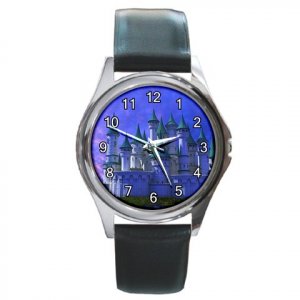 Fantasy Castle Round Metal Watch FREE SHIPPING