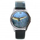 Stork in the Flight Crane Round Metal Watch FREE SHIPPING