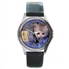 Yarn Kitten Cat Round Metal Watch FREE SHIPPING