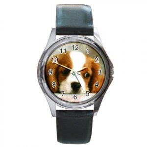 Missing You - Puppy Dog Round Metal Watch FREE SHIPPING