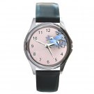 Blue Lizard Round Metal Watch FREE SHIPPING