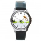 Jumping Frog Round Metal Watch FREE SHIPPING
