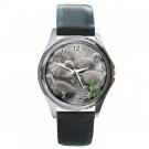 Swan Ducklings Round Metal Watch FREE SHIPPING