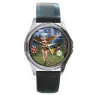 Fairy in Magical Waterfall Round Metal Watch FREE SHIPPING