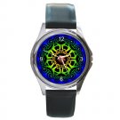 Celtic Design Blue Green Round Metal Watch FREE SHIPPING