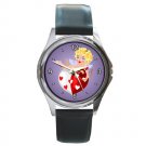 Valentine Cupid on the Heart Round Metal Watch FREE SHIPPING