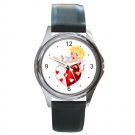 Valentine Cupid on the Heart Round Metal Watch FREE SHIPPING