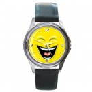 Big Smile Smiling Face Round Metal Watch FREE SHIPPING
