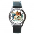 Victorian Angels Singing Round Metal Watch FREE SHIPPING
