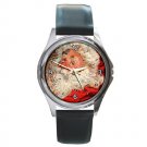 Merry Santa Clause Round Metal Watch FREE SHIPPING