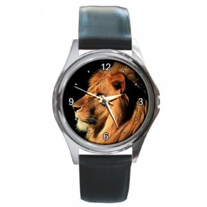 Royal King Lion Round Metal Watch FREE SHIPPING