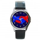 Democrat and Republican Handshake 2 Round Metal Watch FREE SHIPPING