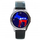 Democratic Symbol Donkey Round Metal Watch FREE SHIPPING