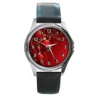 Red Christmas Ornaments Round Metal Watch FREE SHIPPING