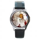 Cookies and Milk for Santa Round Metal Watch FREE SHIPPING