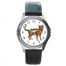 Orange Domestic Cat Round Metal Watch FREE SHIPPING