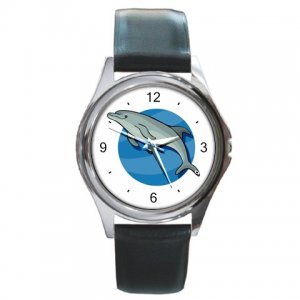 Dolphin Round Metal Watch FREE SHIPPING