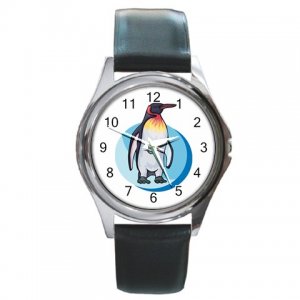 Penguin Round Metal Watch FREE SHIPPING