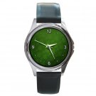 Android Pattern Green Robot Round Metal Watch FREE SHIPPING