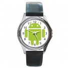 Android Robot Round Metal Watch FREE SHIPPING