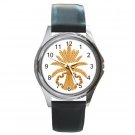 Harvest Wheat Bunch Fruit of the Earth Round Metal Watch FREE SHIPPING