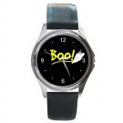 Halloween Spooky Ghost Boo Round Metal Watch FREE SHIPPING