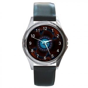Light From Within Round Metal Watch FREE SHIPPING