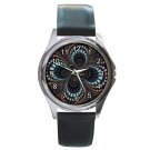 Light Tunnel Fractal Round Round Metal Watch FREE SHIPPING