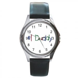# 1 Daddy Round Metal Watch FREE SHIPPING