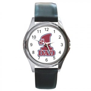 # 1 Dad Round Metal Watch FREE SHIPPING