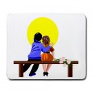 Couple in the Sunset Large Mousepad  FREE SHIPPING