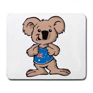 Australian Koala Bear Large Mousepad  FREE SHIPPING