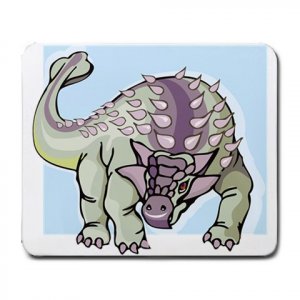 Ankylosaur Dinosaur Large Mousepad  FREE SHIPPING