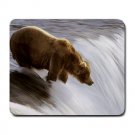 Grizzly Bear Fishing Large Mousepad FREE SHIPPING