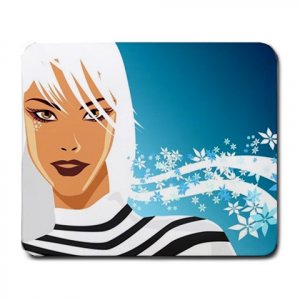 Mysterious Lady Large Mousepad FREE SHIPPING