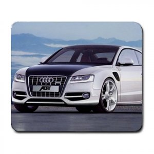 Audi ABT Silver Car Large Mousepad FREE SHIPPING