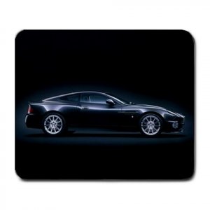 Aston Martin Black Car Large Mousepad FREE SHIPPING