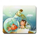 Fairy with Fish Large Mousepad FREE SHIPPING