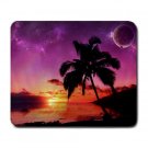 Fantasy Sunset and Palm Trees Large Mousepad FREE SHIPPING
