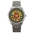 Zodiac Signs Sports Metal Watch