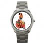 Pin-Up Girl with the Towel Sports Metal Watch
