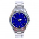 Dark Blue Mystery Rounds Stainless Steel Analogue Men’s Watch FREE Shipping