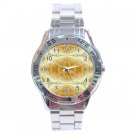 Metal Moons Brown Design Stainless Steel Analogue Men’s Watch FREE Shipping