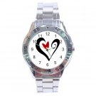 Heart in Heart Love Design Stainless Steel Analogue Men’s Watch FREE Shipping