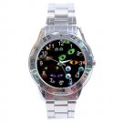 Halloween Spooky Eyes Stainless Steel Analogue Men’s Watch FREE Shipping
