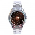Leather Teeth Stainless Steel Analogue Men’s Watch FREE Shipping