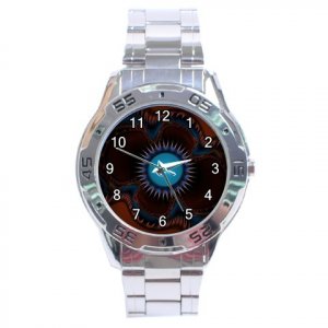 Light From Within Stainless Steel Analogue Men&acirc;��s Watch FREE Shipping