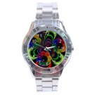 Christmas Bright Fractal Stainless Steel Analogue Men’s Watch FREE Shipping