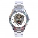 Growling Lion Stainless Steel Analogue Men’s Watch FREE Shipping