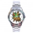 Green Tree Frog Stainless Steel Analogue Men’s Watch FREE Shipping